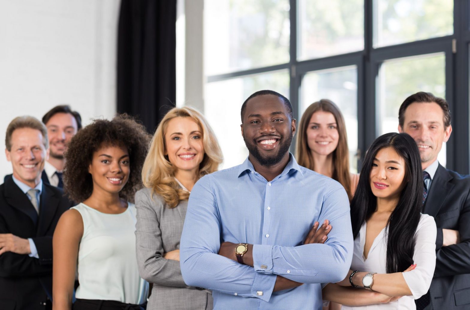 Business people posing for a photo