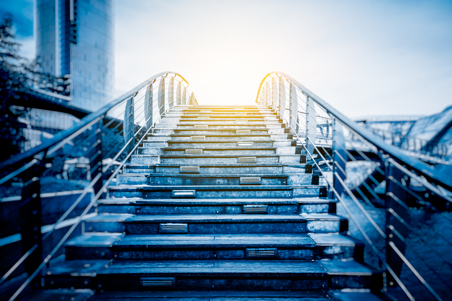 employee led mentoring stairway