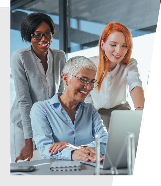 professional woman engaging in a mentoring program